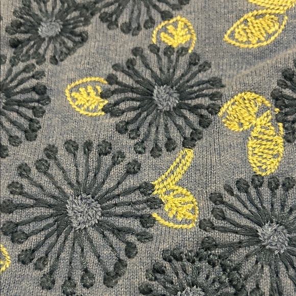 Sundance Pinwheel Cardigan Women’s Small Blue Floral Embroidered - Picture 7 of 11